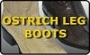 Ostrich Leg Skin Boot